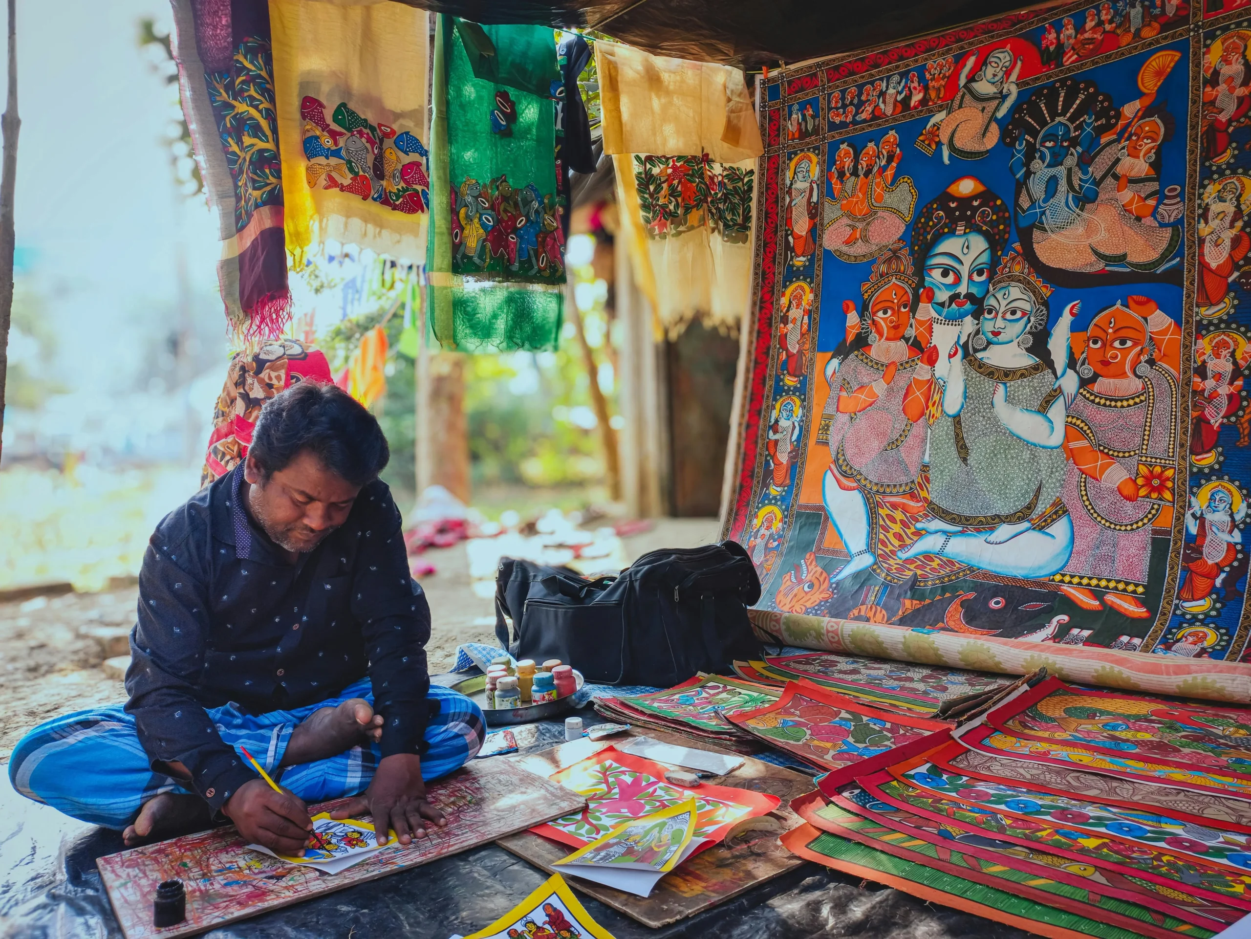 Raghurajpur Village cultural visit in Jagannath Puri tour package